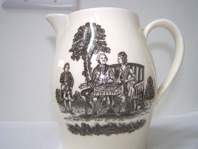 A Reproduction Liverpool Pitcher by Wedgewood